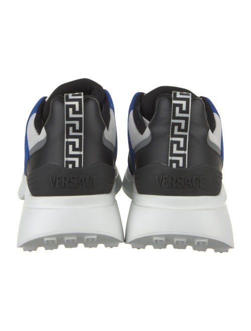 Versace Leather Colorblock Pattern Sneakers