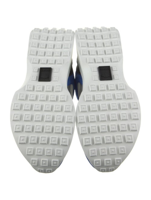 Versace Leather Colorblock Pattern Sneakers