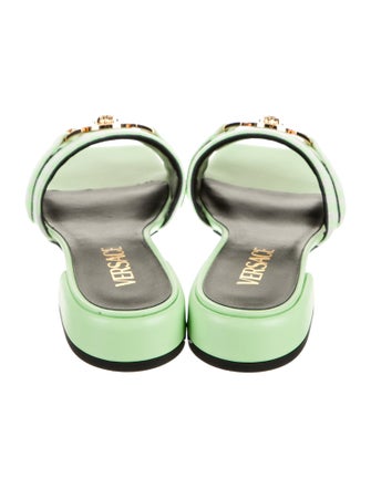 Versace Leather Slides