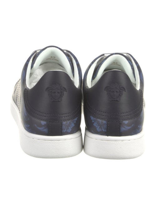 Versace Leather Printed Sneakers