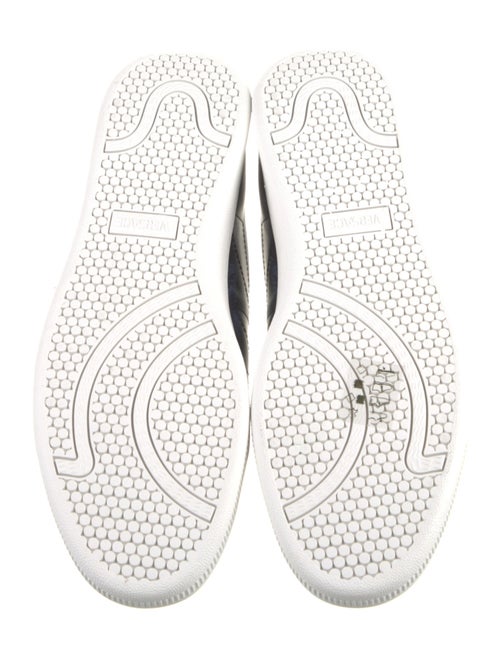 Versace Leather Printed Sneakers