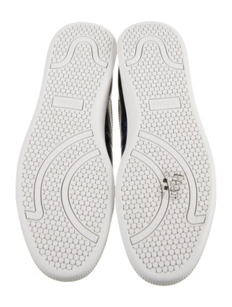 Versace Leather Printed Sneakers