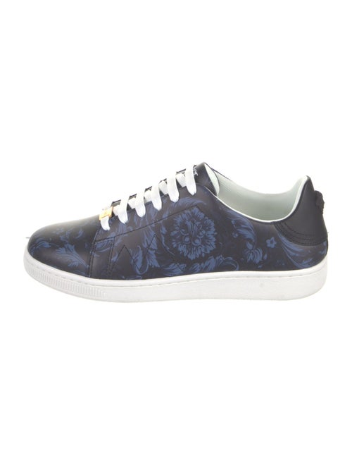 Versace Leather Printed Sneakers