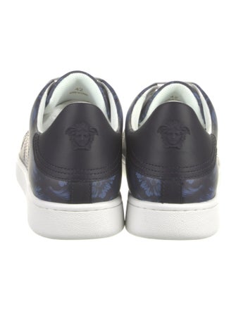 Versace Leather Printed Sneakers