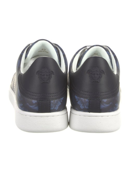 Versace Leather Printed Sneakers