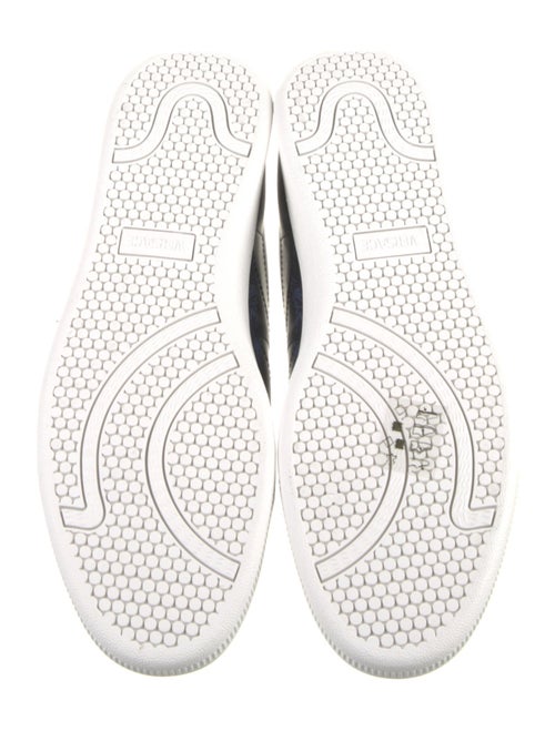 Versace Leather Printed Sneakers