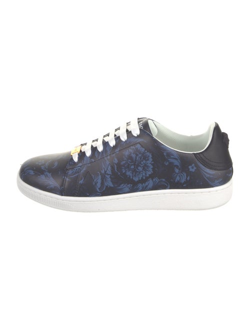 Versace Leather Printed Sneakers