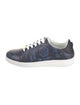 Versace Leather Printed Sneakers