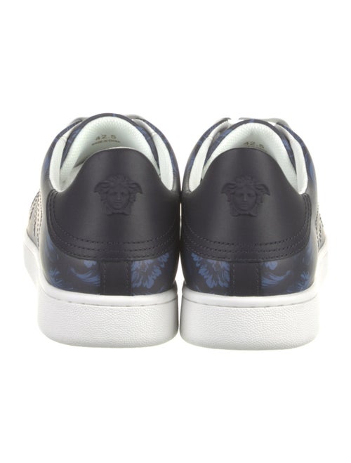 Versace Leather Printed Sneakers