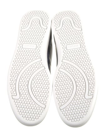 Versace Leather Printed Sneakers