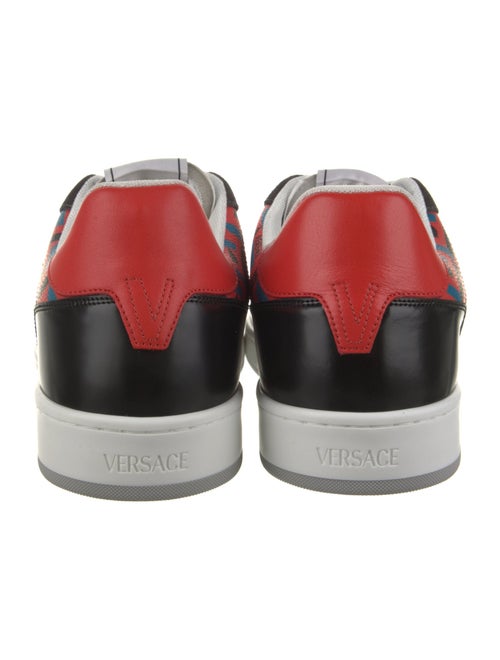 Versace Leather Printed Sneakers