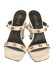 Versace Leather Studded Accents Slides