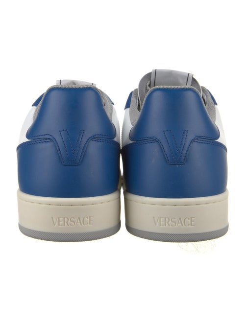 Versace Leather Colorblock Pattern Sneakers
