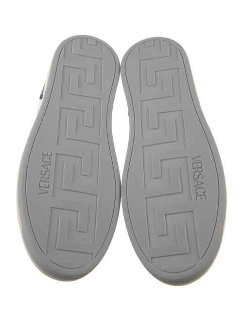 Versace Leather Colorblock Pattern Sneakers