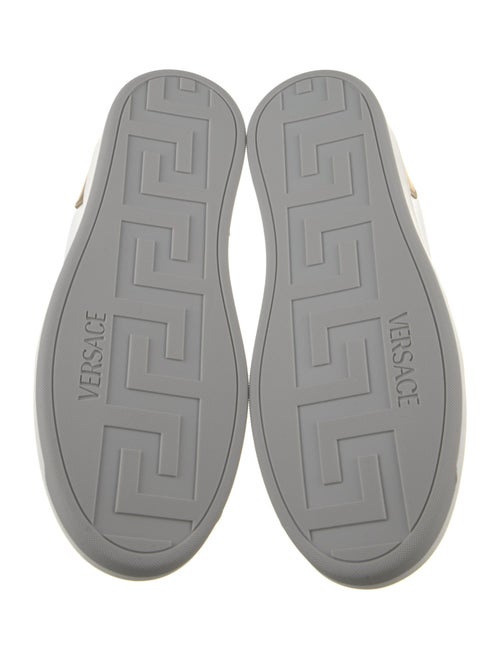 Versace Leather Colorblock Pattern Sneakers