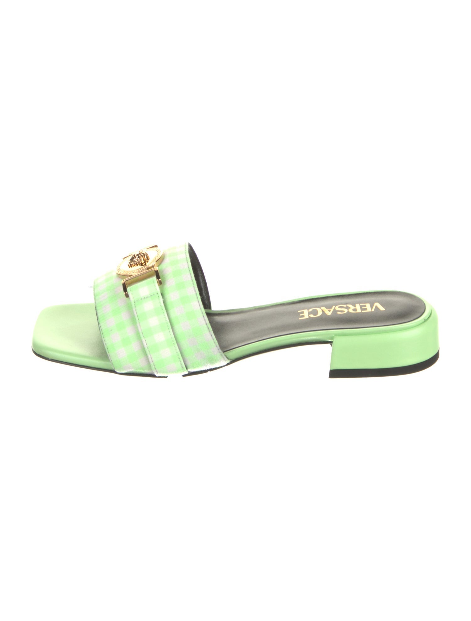 Versace Leather Slides