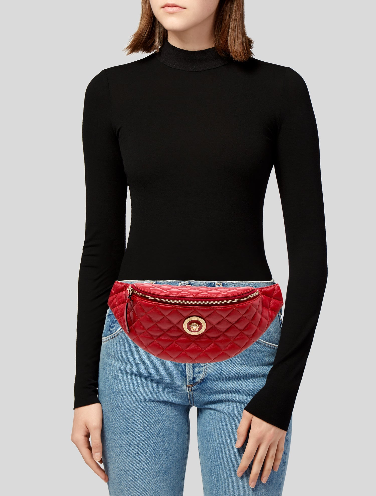 Versace Leather Belt Bag