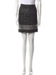 Versace Tweed Pattern Mini Skirt