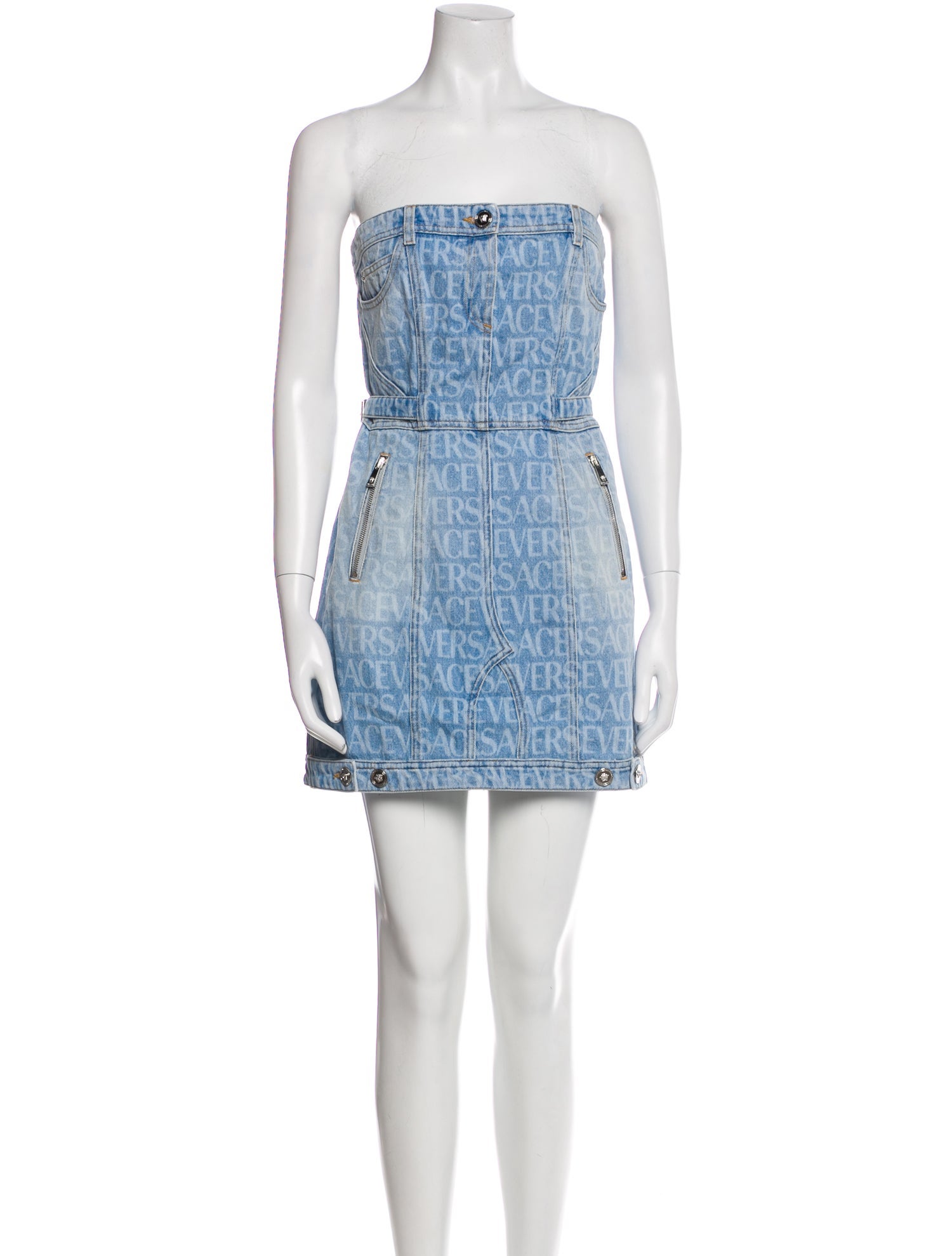 Versace Printed Mini Dress