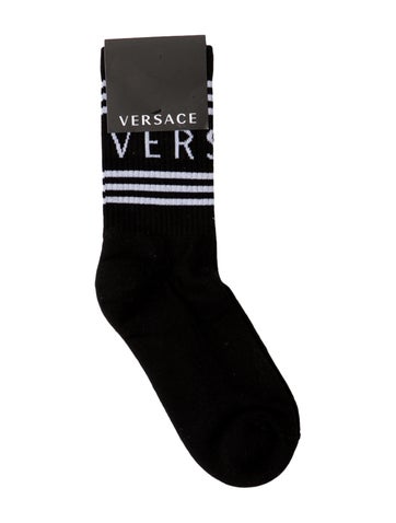 Versace Hosiery Logo Socks S