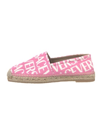 Versace Canvas Printed Espadrilles