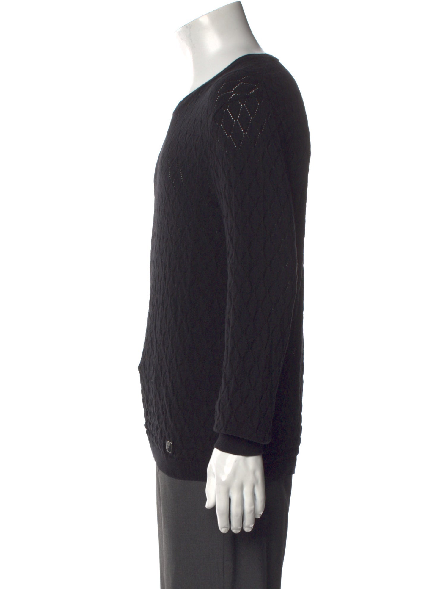 Versace Collection Crew Neck Long Sleeve Pullover