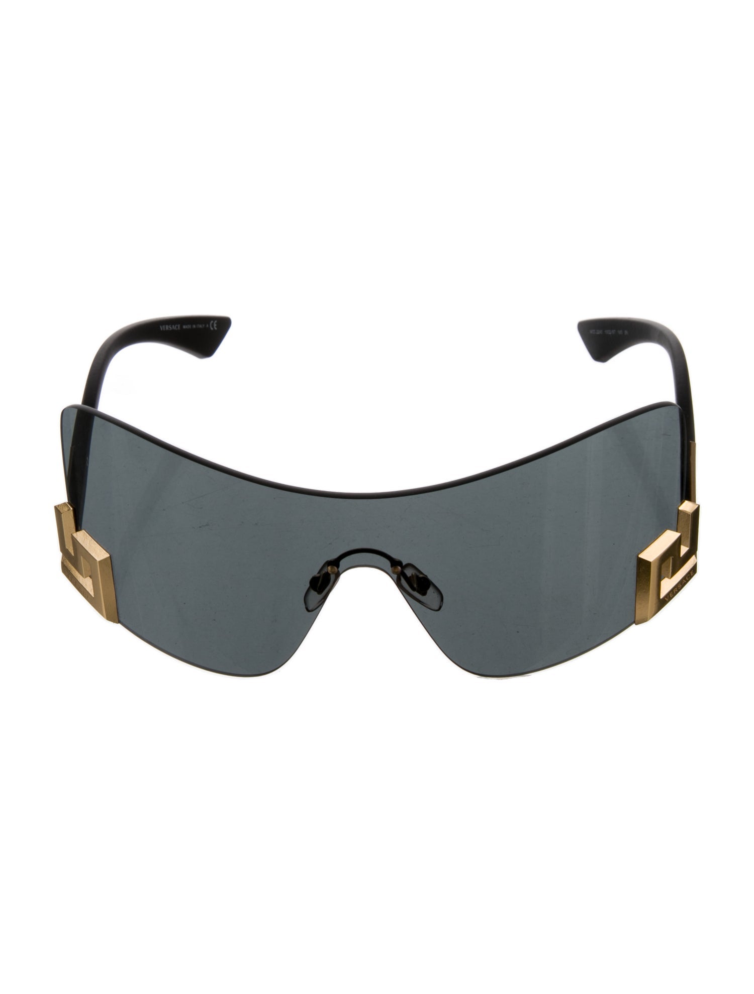Versace Shield Tinted Sunglasses