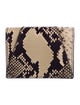 Versace Embossed Leather Printed Compact Wallet