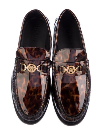 Versace Patent Leather Dress Loafers