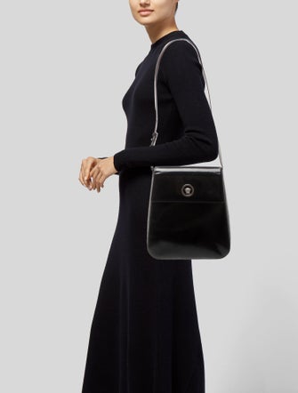 Versace Patent Leather Shoulder Bag