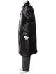 Versace 2023 Calf Leather Overcoat