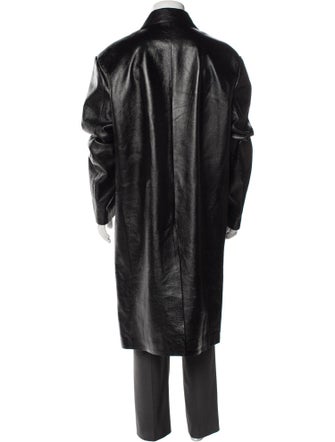 Versace 2023 Calf Leather Overcoat
