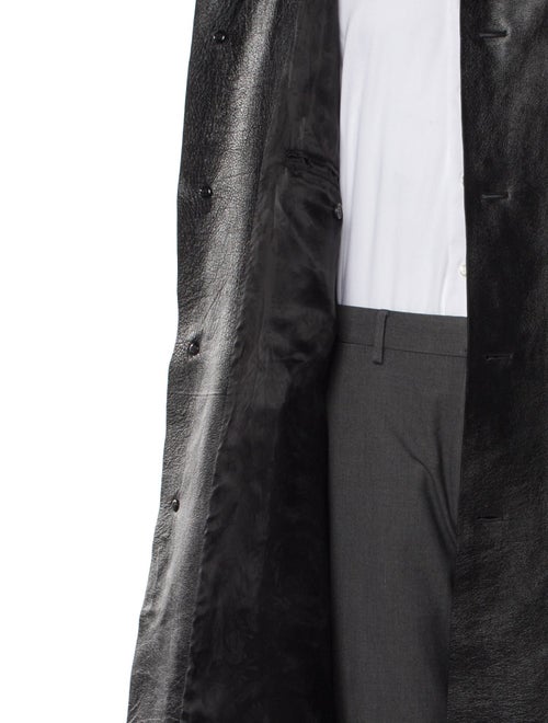 Versace 2023 Calf Leather Overcoat