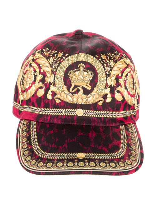 Versace Wild Barocco Patterned Print Baseball Cap