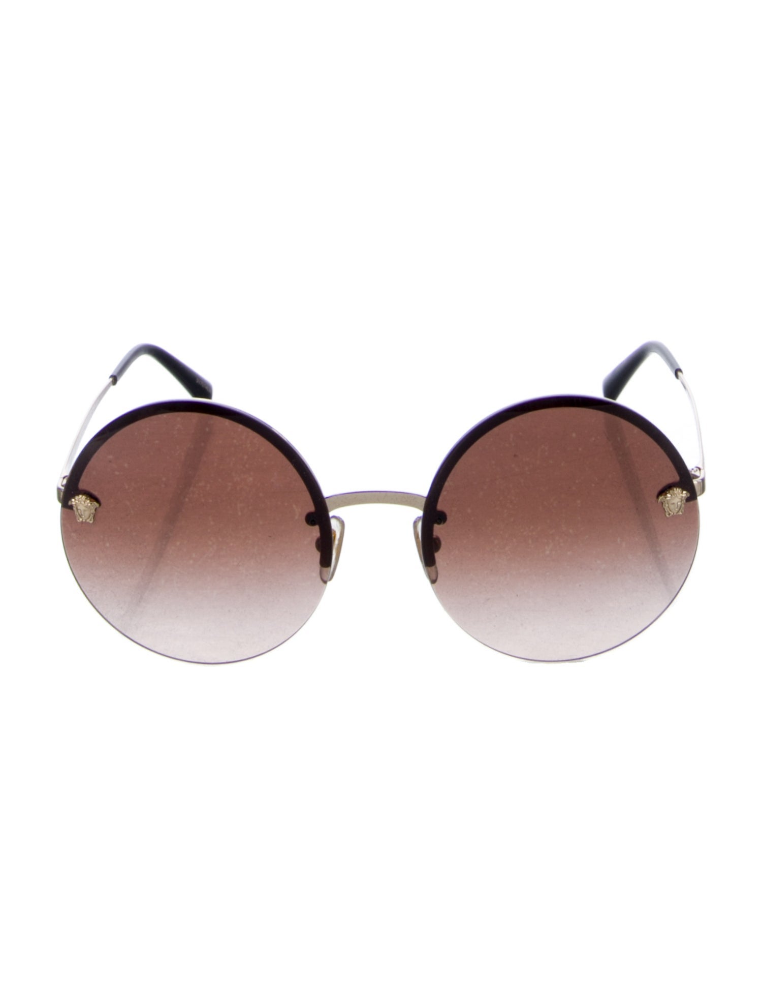 Versace Round Gradient Sunglasses