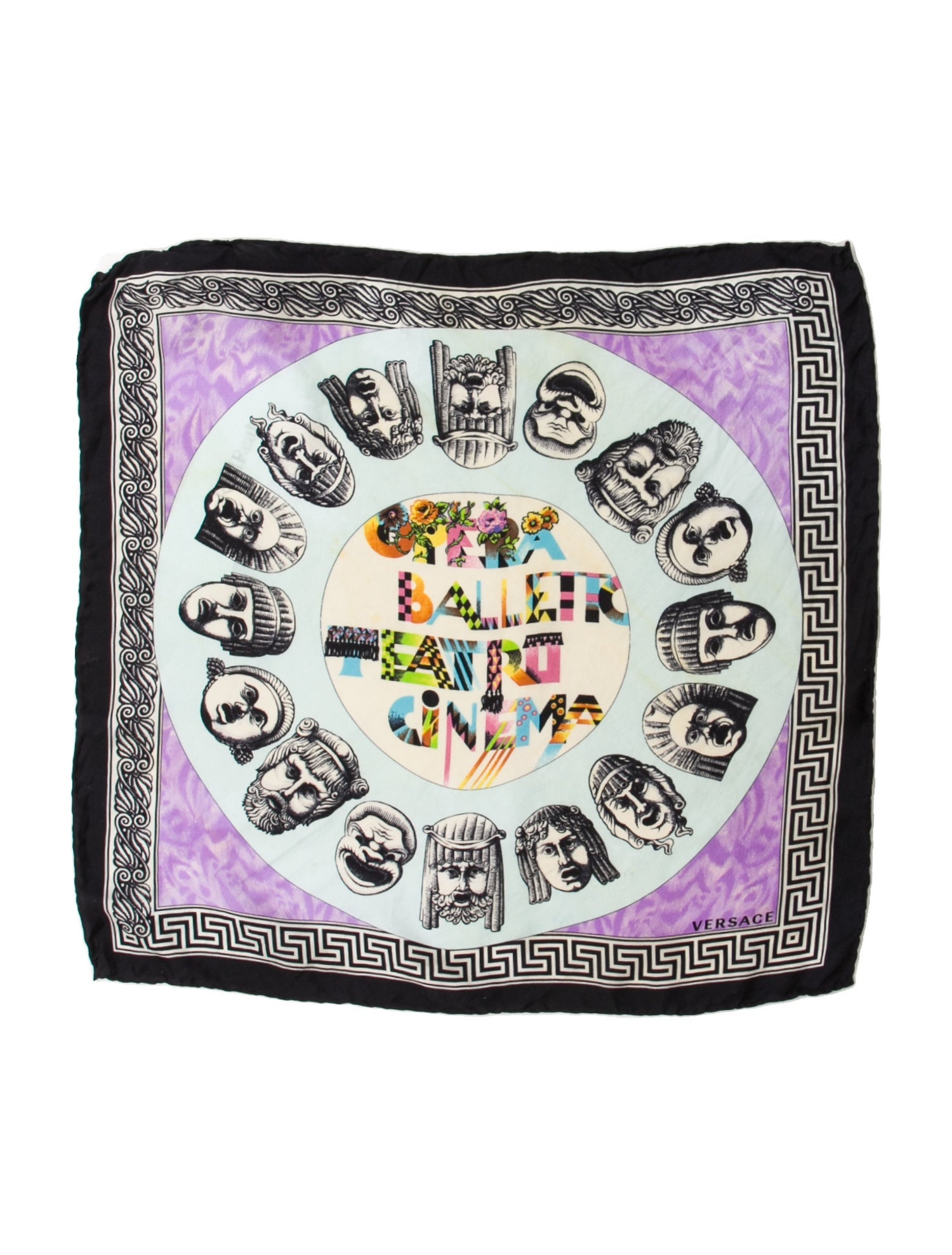 Versace Silk Printed Scarf