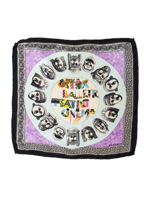 Versace Silk Printed Scarf
