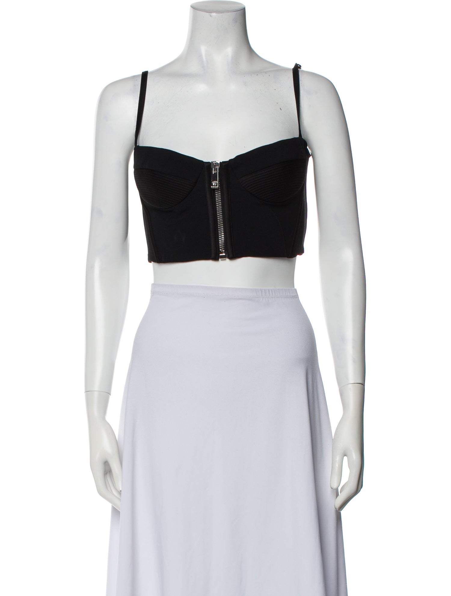 Versace Square Neckline Sleeveless Crop Top w/ Tags