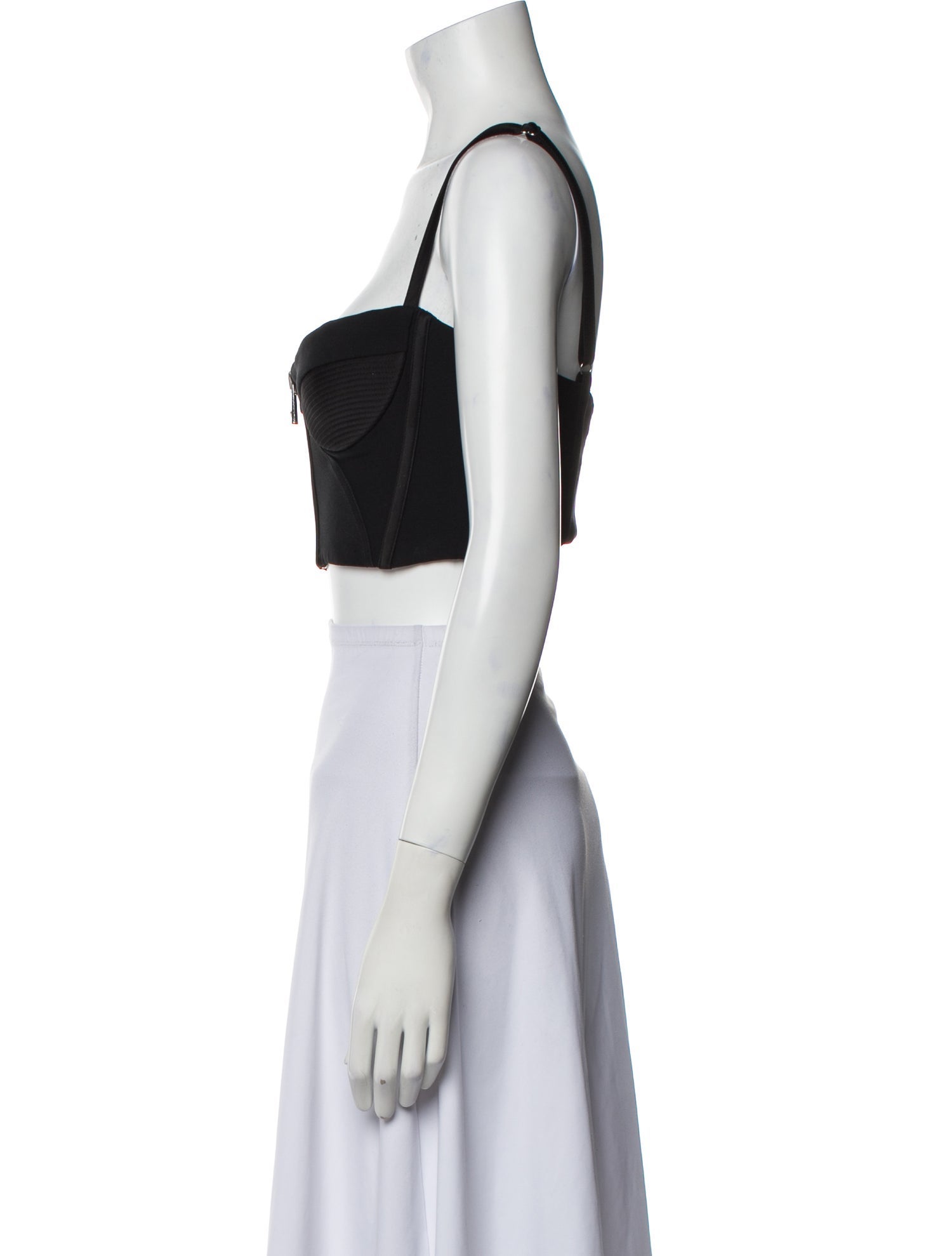 Versace Square Neckline Sleeveless Crop Top w/ Tags