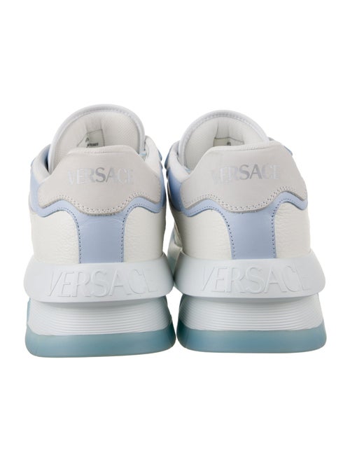 Versace Leather Colorblock Pattern Sneakers