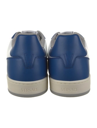 Versace Leather Colorblock Pattern Sneakers