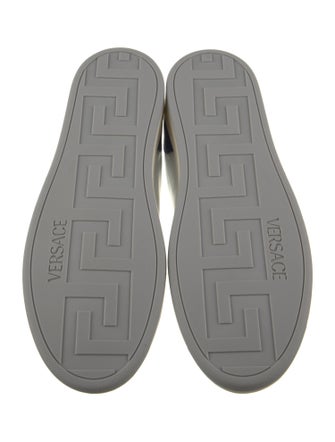 Versace Leather Colorblock Pattern Sneakers