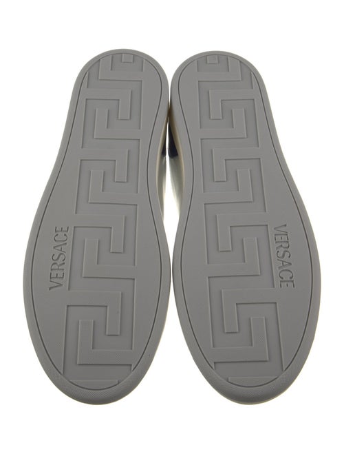 Versace Leather Colorblock Pattern Sneakers