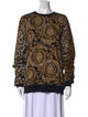 Versace Printed Crew Neck Sweater