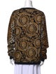 Versace Printed Crew Neck Sweater