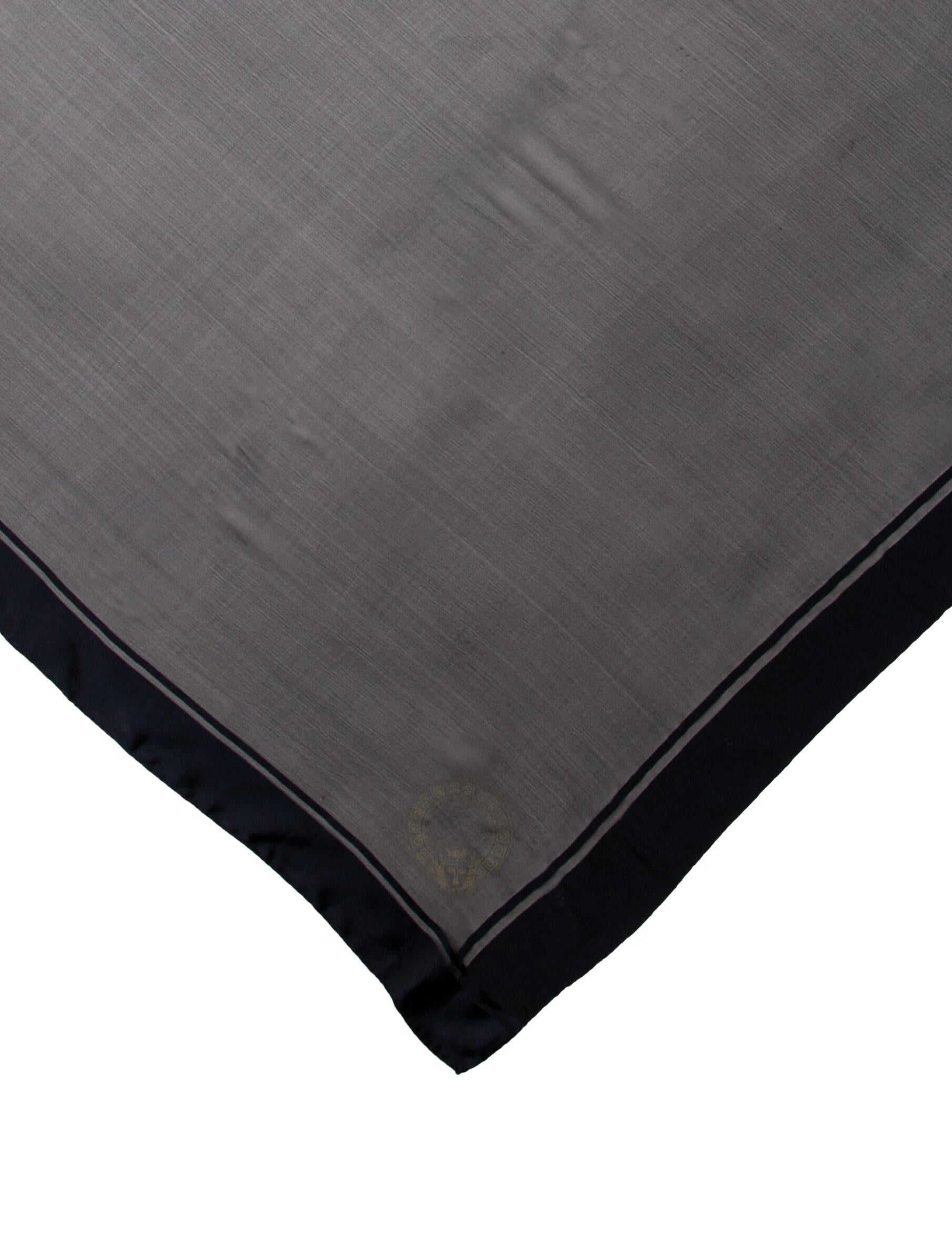 Versace Silk Striped Scarf