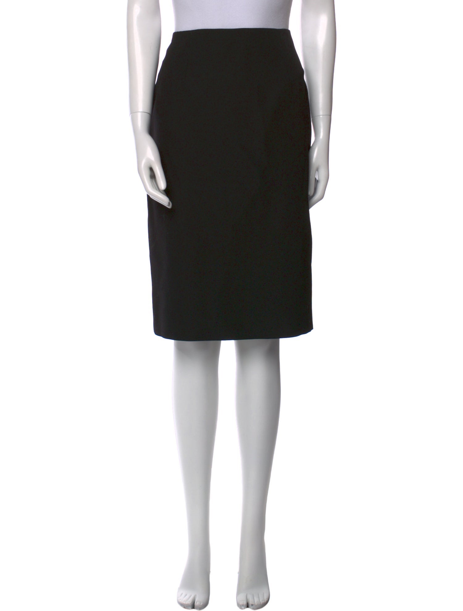 Versace Virgin Wool Knee-Length Skirt