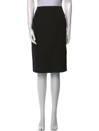 Versace Virgin Wool Knee-Length Skirt