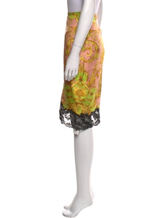 Versace Silk Knee-Length Skirt