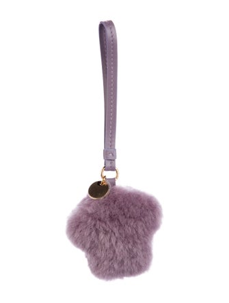 Versace Purple Medusa Fluffy Bag Charm